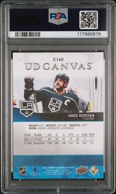 2023 UPPER DECK UD CANVAS #C160 ANZE KOPITAR