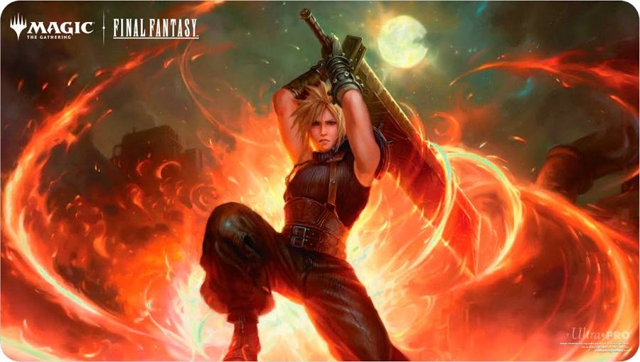 Ultra Pro Magic: The Gathering Playmat - Final Fantasy Cloud, Ex-Soldier (Commander) | GameStop