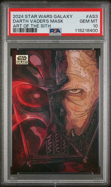 2024 TOPPS CHROME STAR WARS GALAXY ART OF THE SITH #AS3 DARTH VADER'S MASK