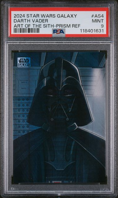 2024 TOPPS CHROME STAR WARS GALAXY ART OF THE SITH #AS4 DARTH VADER ART OF THE SITH-PRISM REF