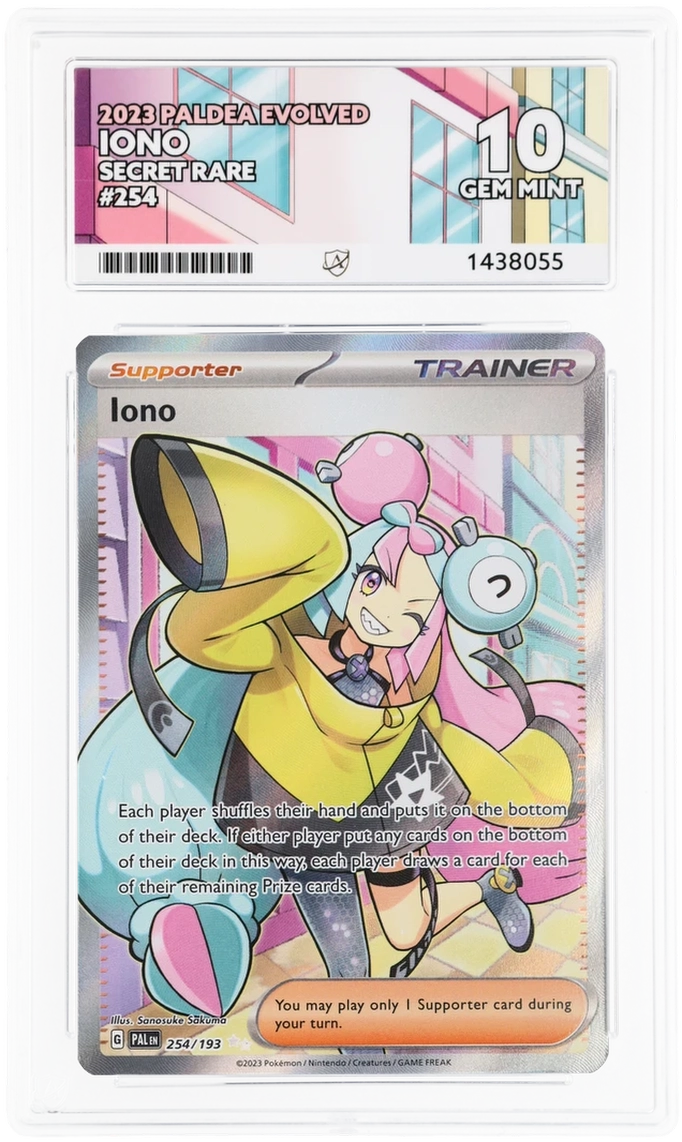 ACE Gem Mint 10 2023 Paldea Evolved Lono Secret Rare #254