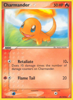 Charmander (CG 48) EX Crystal Guardians ( STAMP )