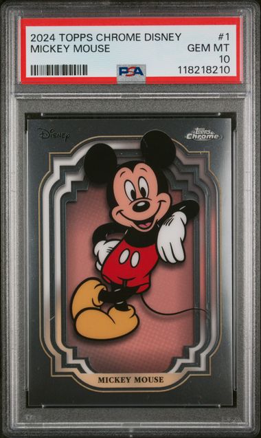 2024 TOPPS CHROME DISNEY #1 MICKEY MOUSE