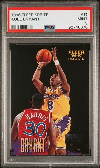 1996 FLEER SPRITE #17 KOBE BRYANT