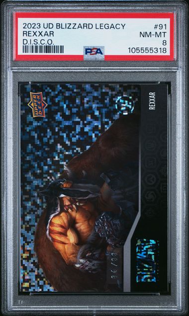 2023 UPPER DECK BLIZZARD LEGACY COLLECTION #91 REXXAR D.I.S.C.O.