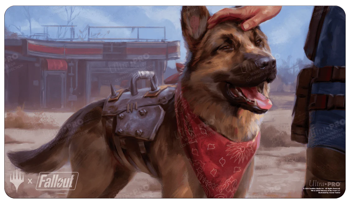 Fallout Dogmeat, Ever Loyal Standard Gaming Playmat for Magic: The Gathering