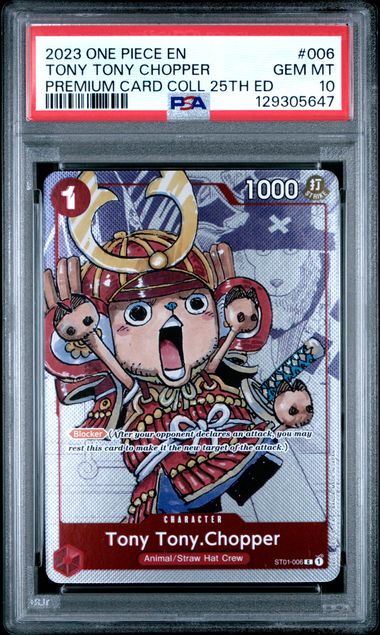 2023 ONE PIECE PREMIUM CARD COLLECTION 25TH EDITION #006 TONY TONY CHOPPER