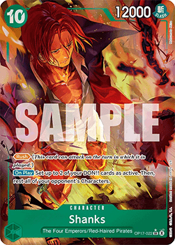 Shanks (OP17-022) (V.2) The World’s Strongest Warriors