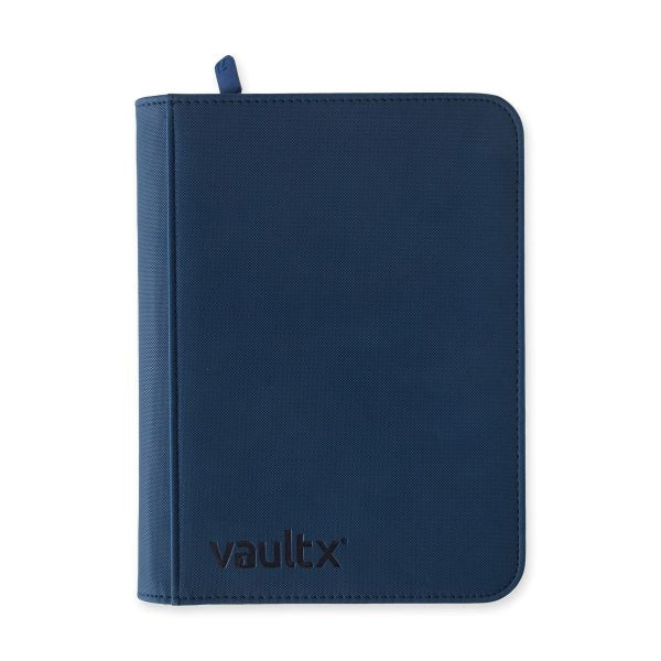 Zip Binder 4-Pocket Dark Blue
