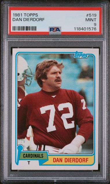 1981 TOPPS #519 DAN DIERDORF