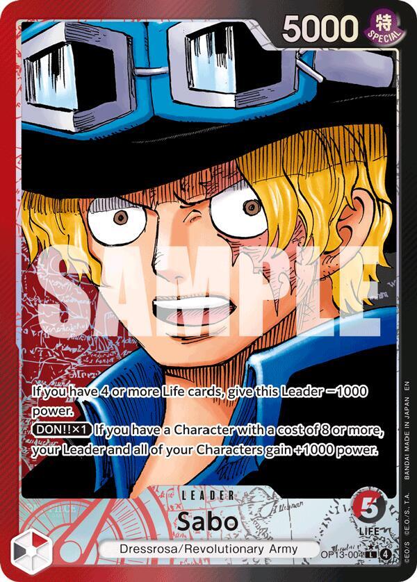 Sabo (004) (Alternate Art) (OP13-004)