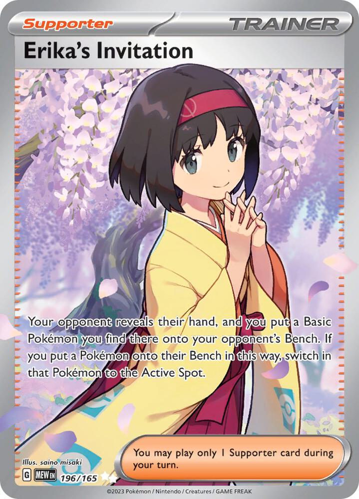 Erika's Invitation (MEW 196/165)