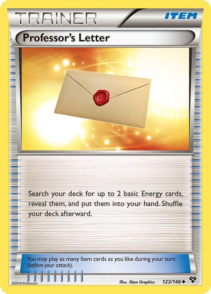 Professors Letter (XY 123/146)