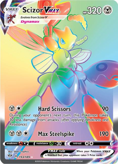 Scizor VMAX Secret (SWSH03 193/189)