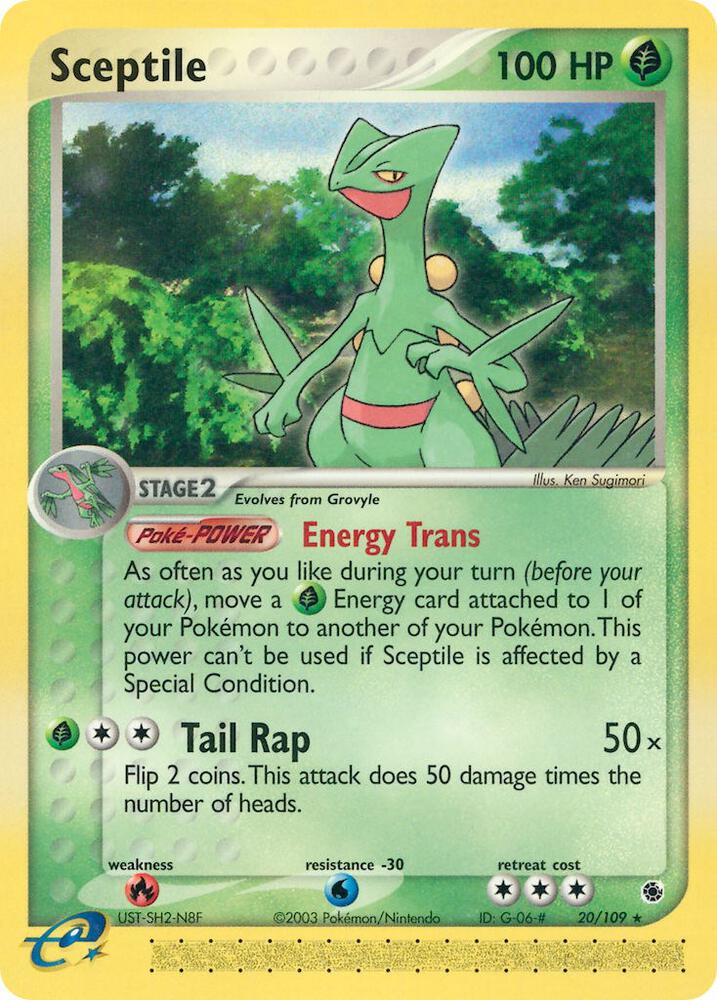 Sceptile - 20/109 (RS 20/109) (rev holo)