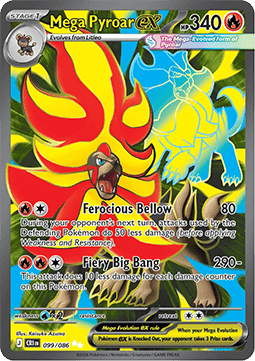 Mega Pyroar ex 099 086 (CRI 099/086)