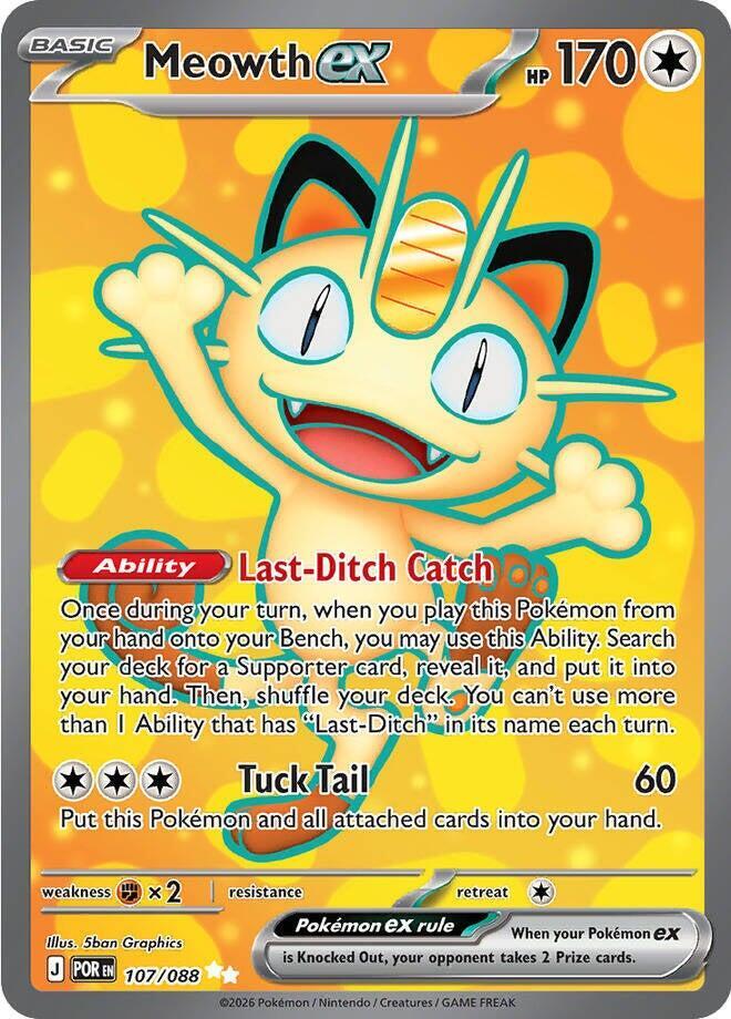 Meowth ex (POR 107/088)