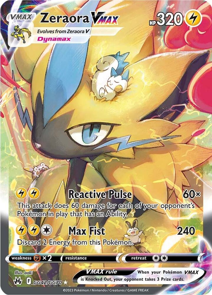 Zeraora VMAX (CRZ:GG GG42/GG70)