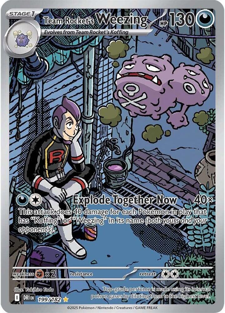 Team Rocket's Weezing (DRI 199/182)