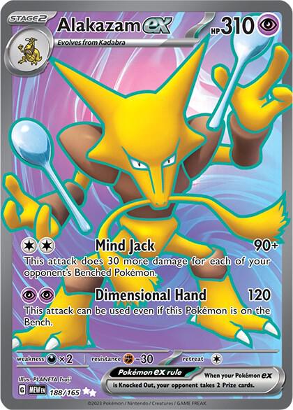 Alakazam ex (MEW 188/165)
