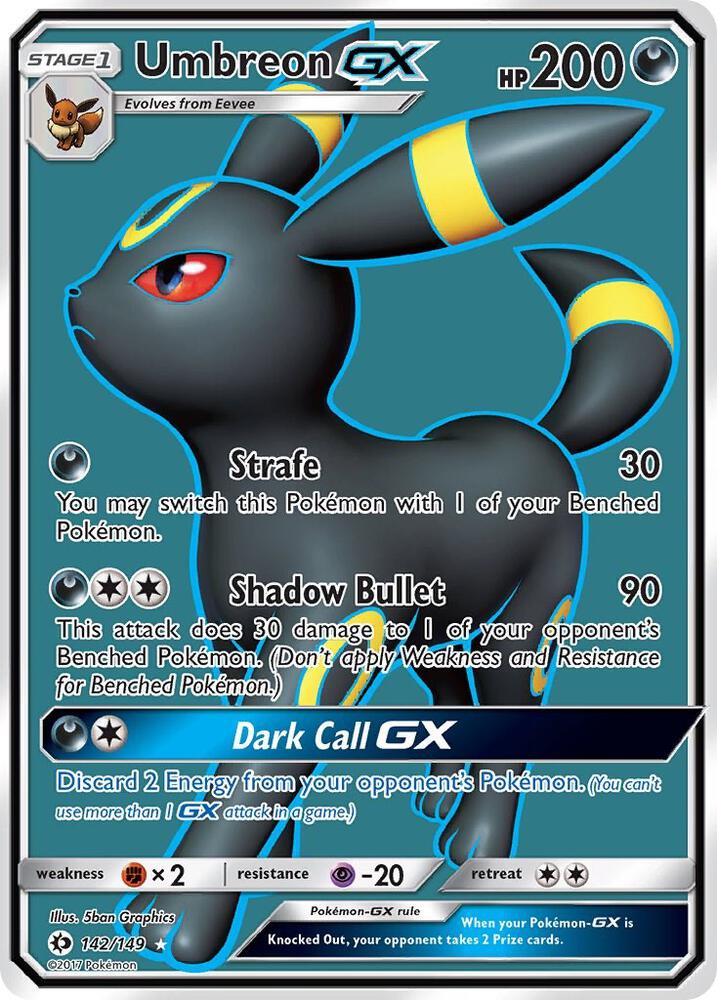 Umbreon GX Full Art (SM01 142/149)
