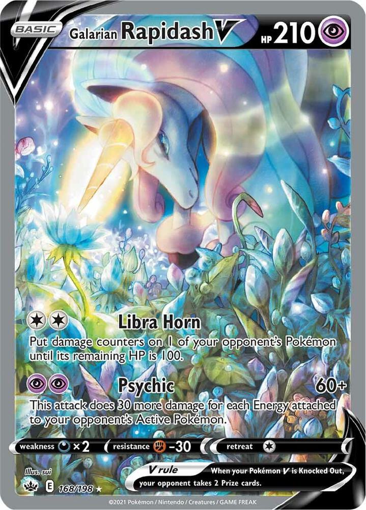 Galarian Rapidash V Alternate Full Art (SWSH06 168/198)