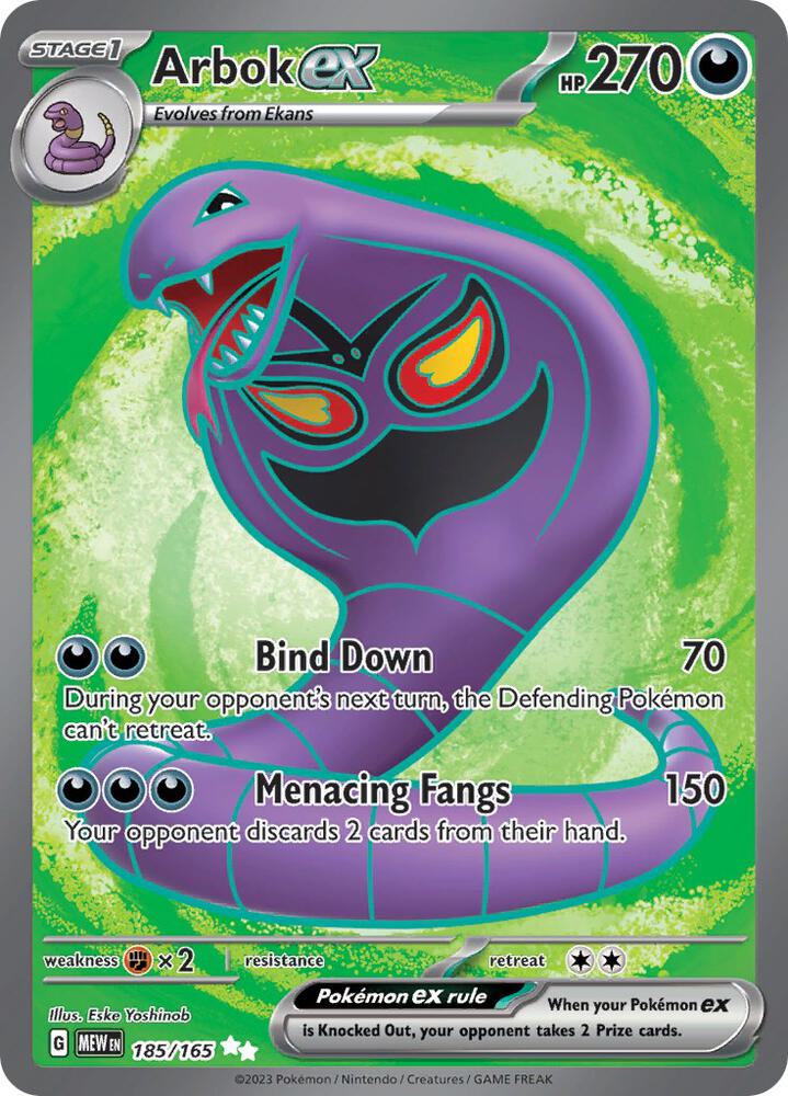 Arbok ex (MEW 185/165)