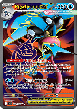 Mega Greninja ex 100 086 (CRI 100/086)