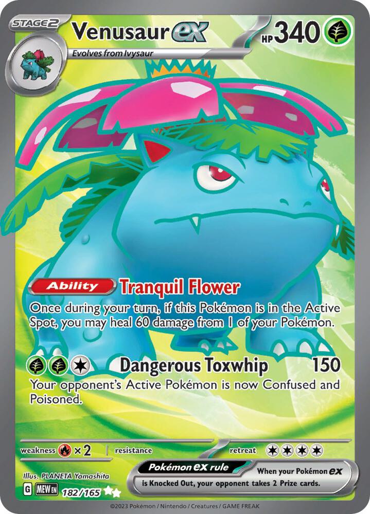 Venusaur ex (MEW 182/165)