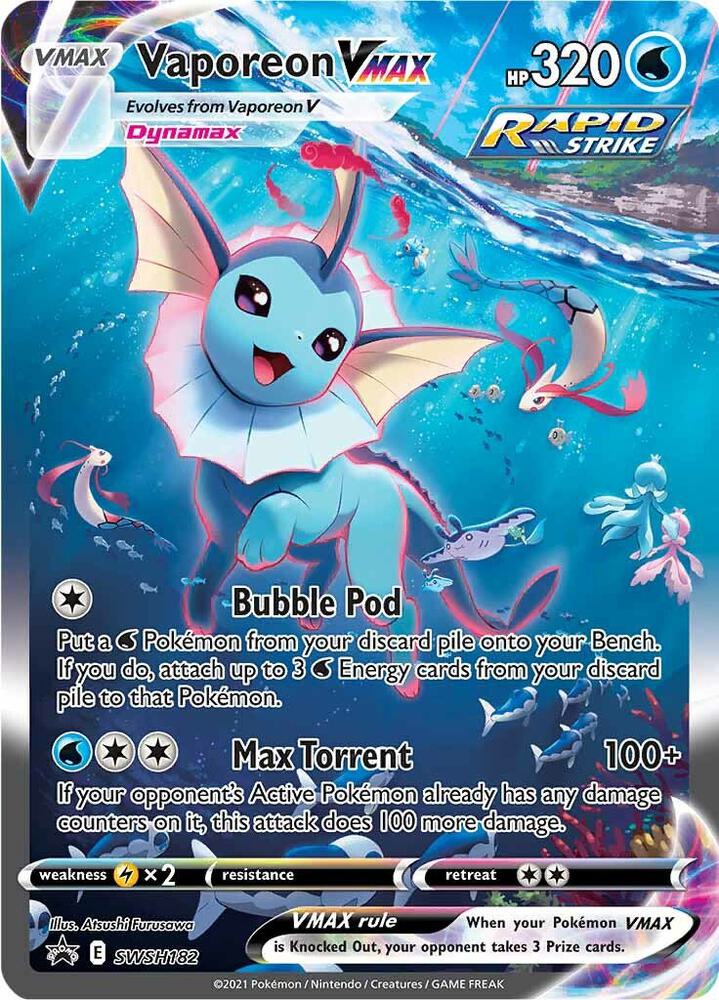 Vaporeon VMAX - SWSH182 (SWSD SWSH182)