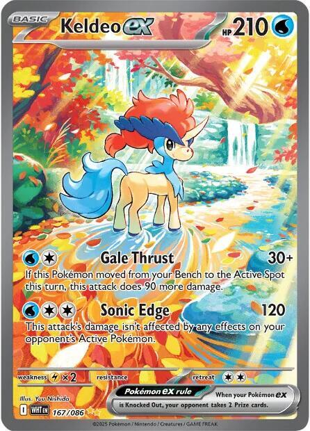 Keldeo ex - 167/086 (WHT 167/086)