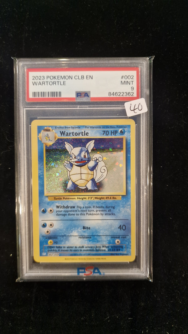 2023 Wartortle #002 PSA 9