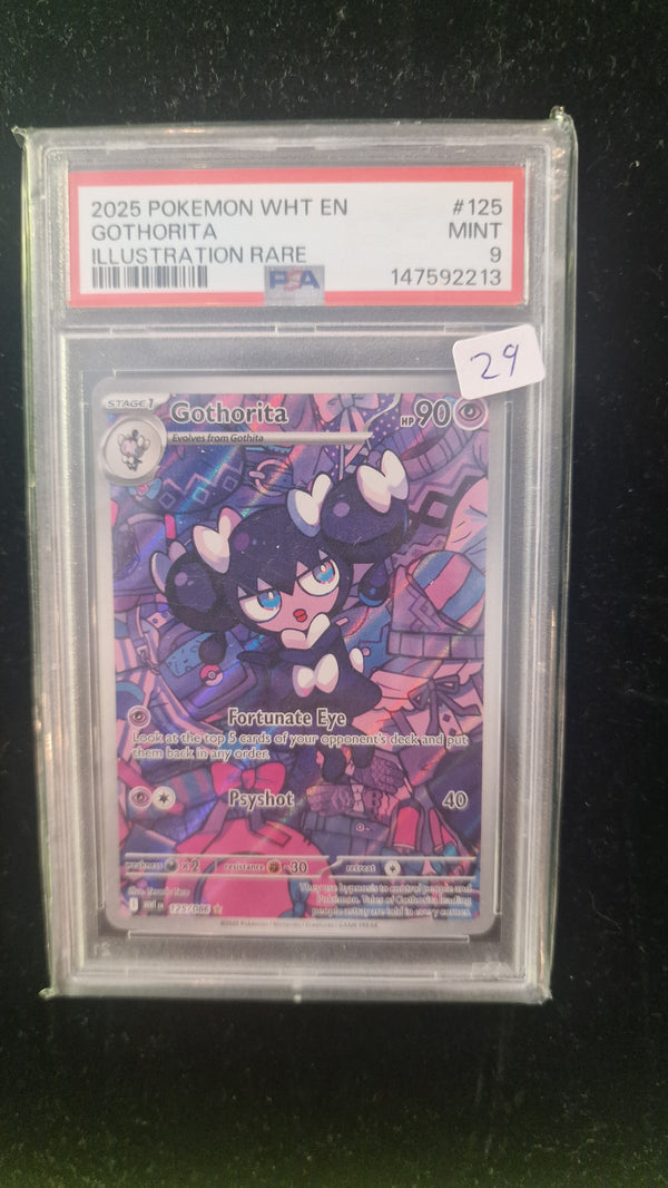 2023 Pokémon Japanese Clay Burst Gothorita #125/086 PSA 9