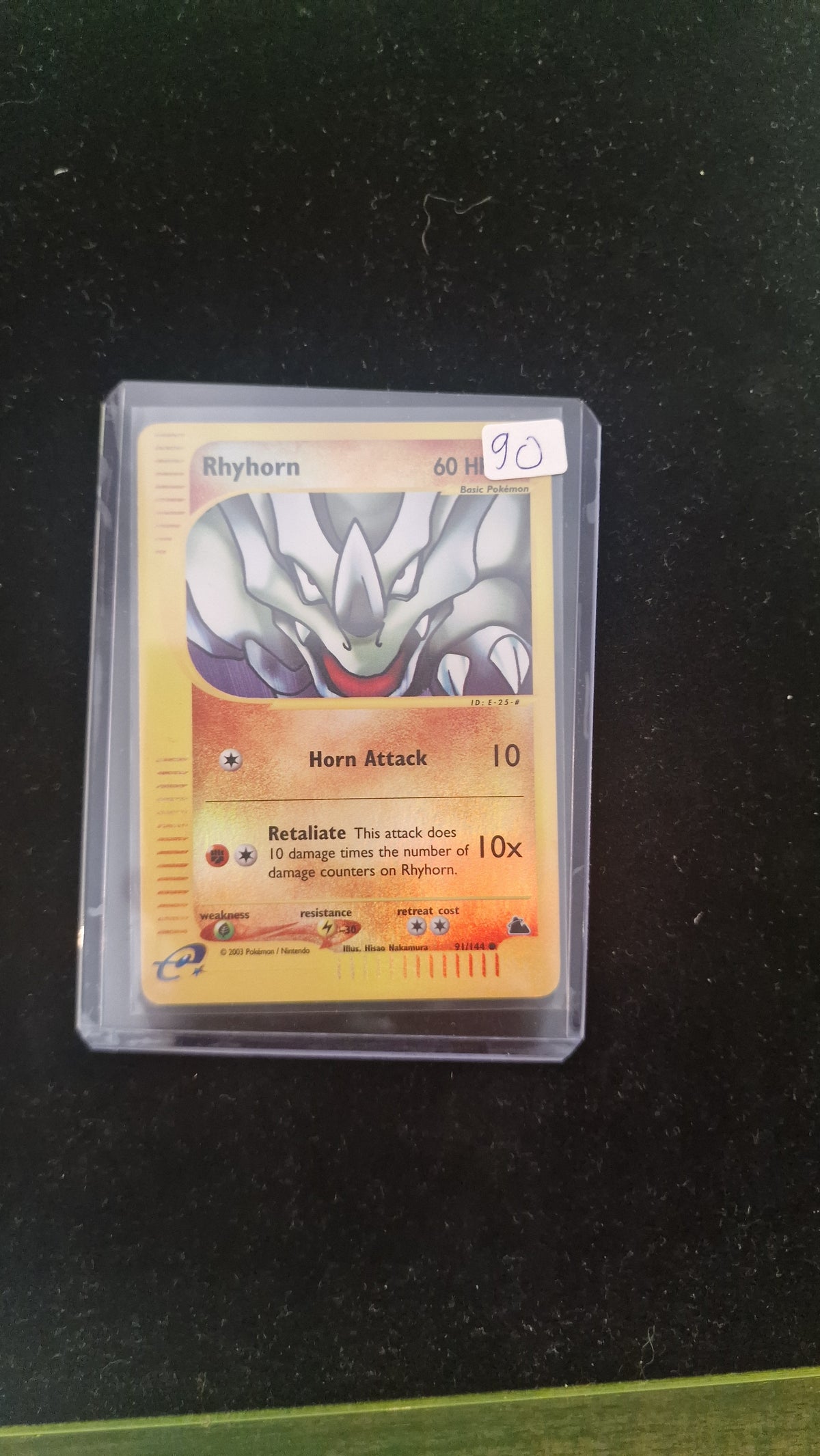Rhyhorn 91/144 Skyridge Reverse holo