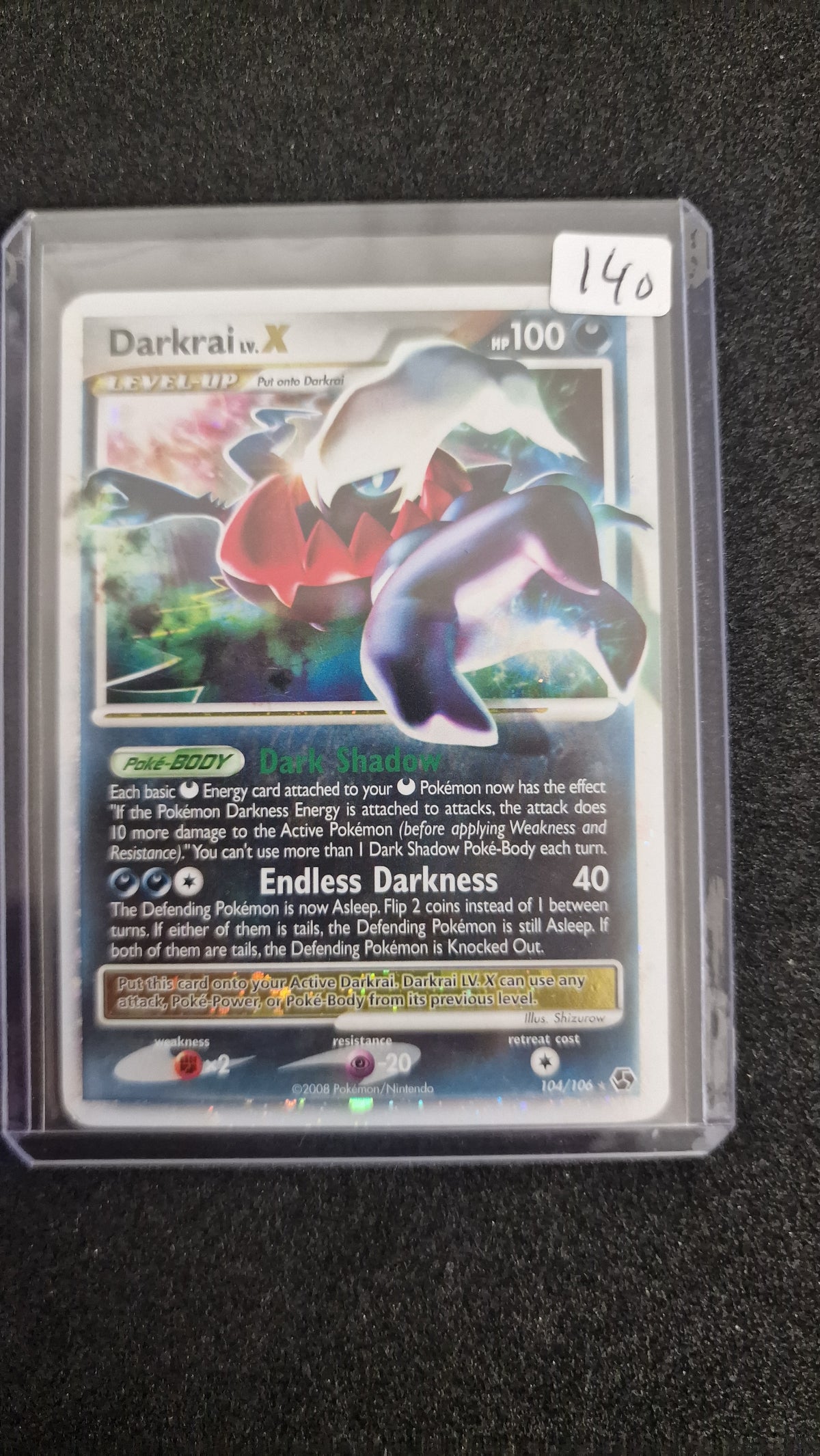 2008 Darkrai lv.X 104/106
