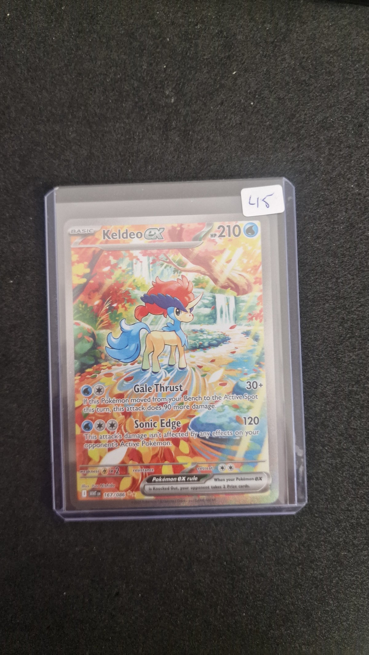 Keldeo EX 167/086 WHT