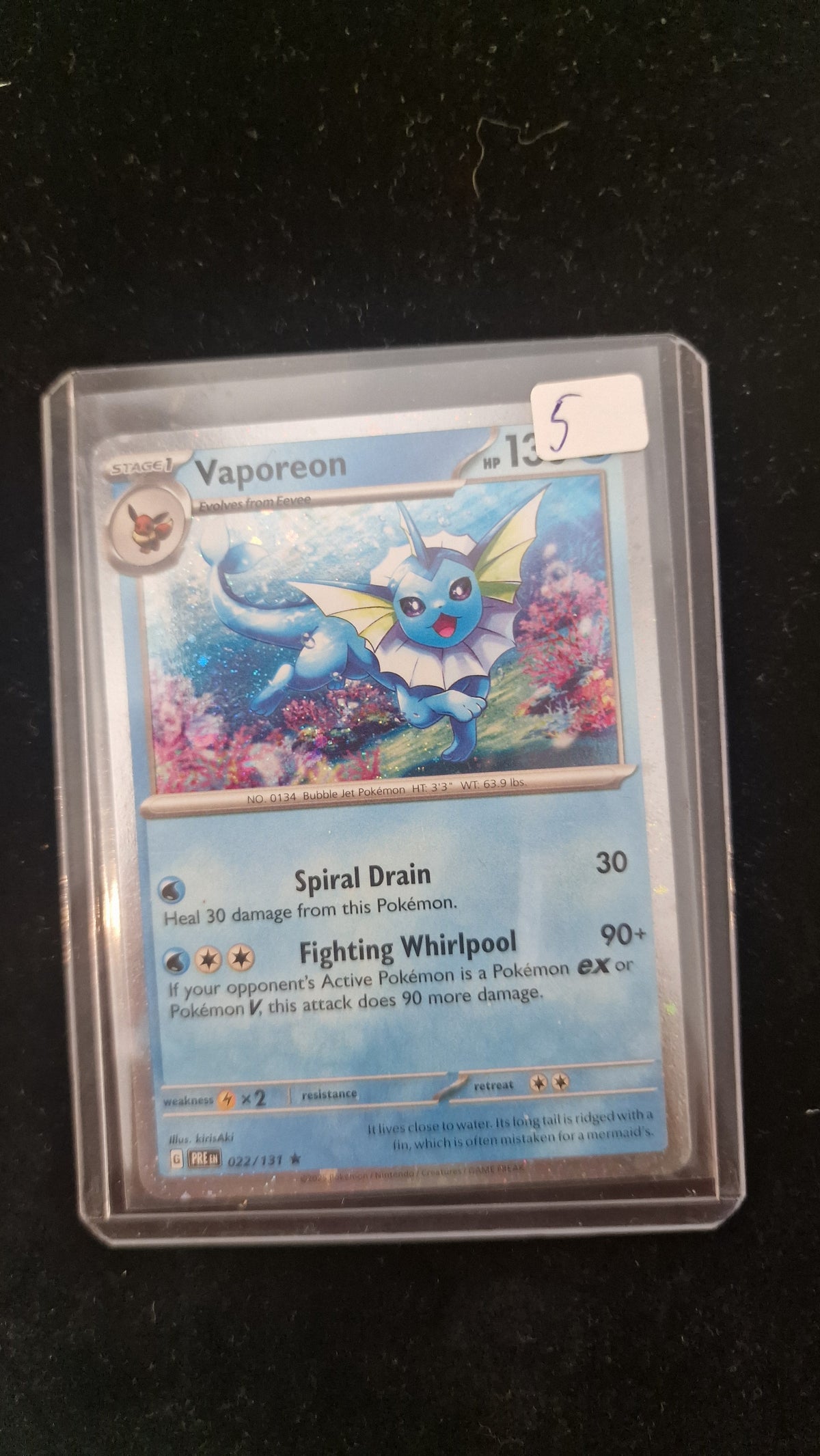 Vaporeon 022/131 Cosmic holo