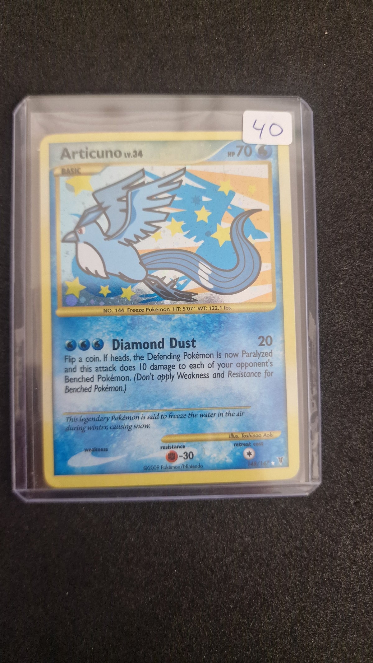 Articuno 148/147 Holo 2009